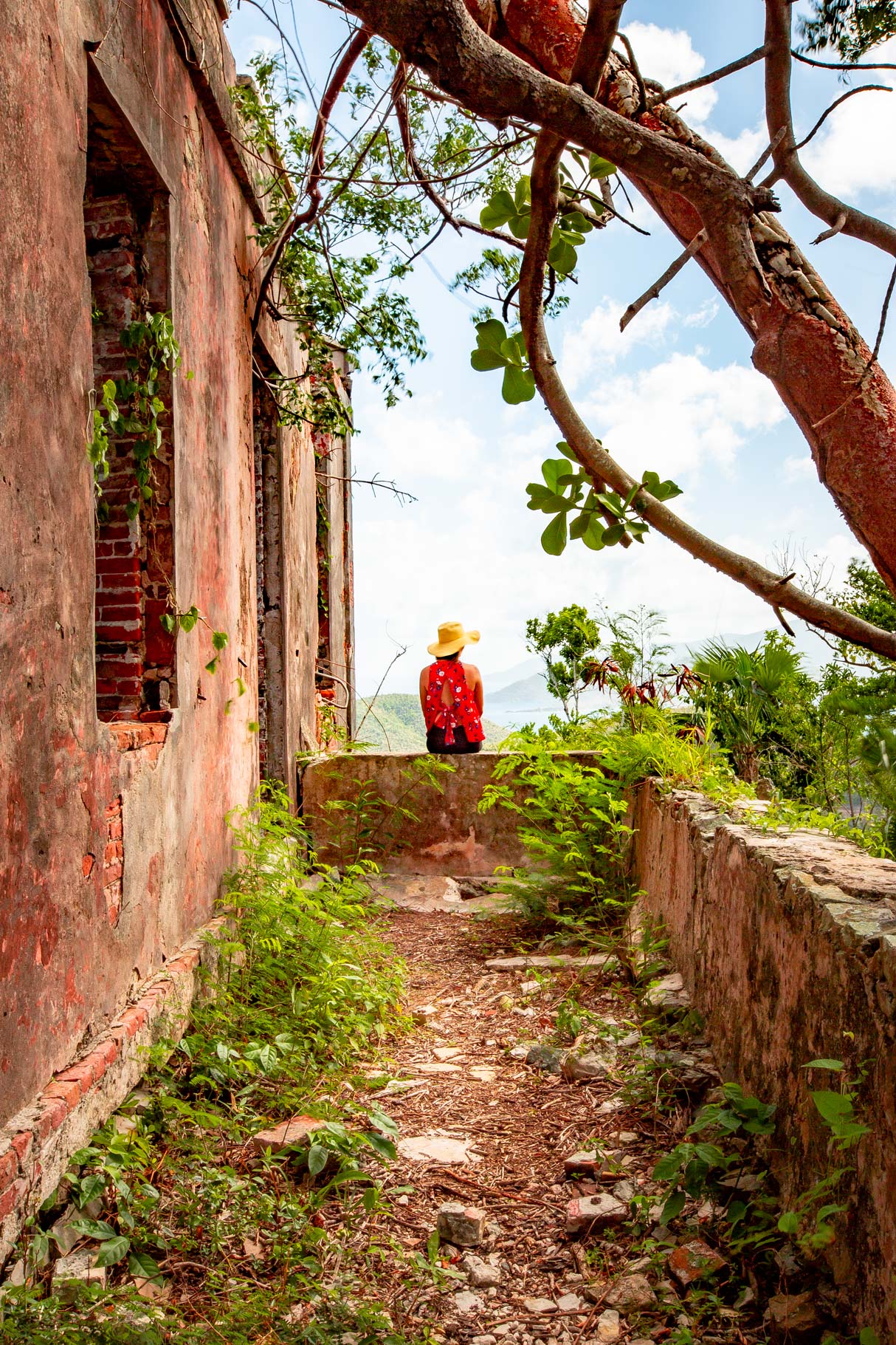 america hill ruins virgin islands national park