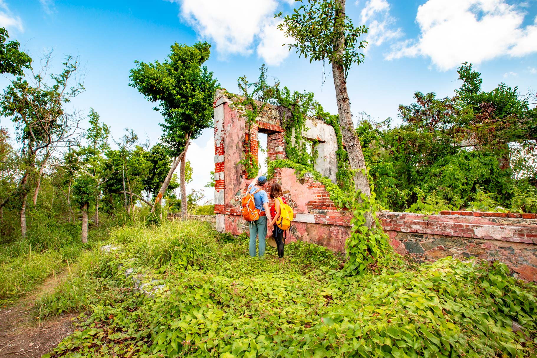 america hill ruins hike st john virgin islands national park