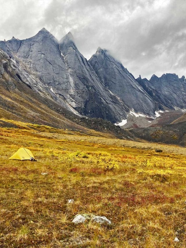 camping gates of the arctic national park alaska