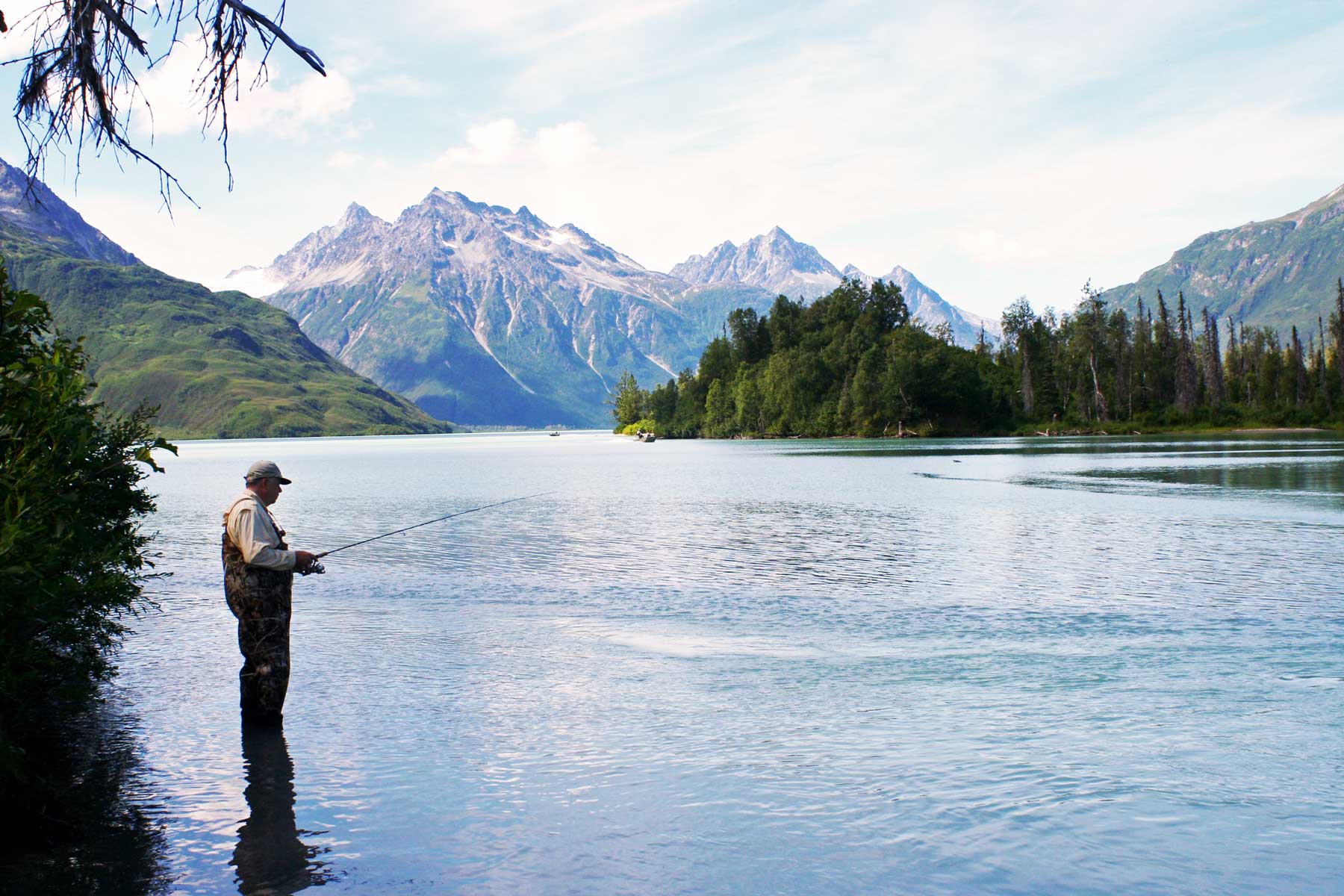 fishing lake clark national park alaska