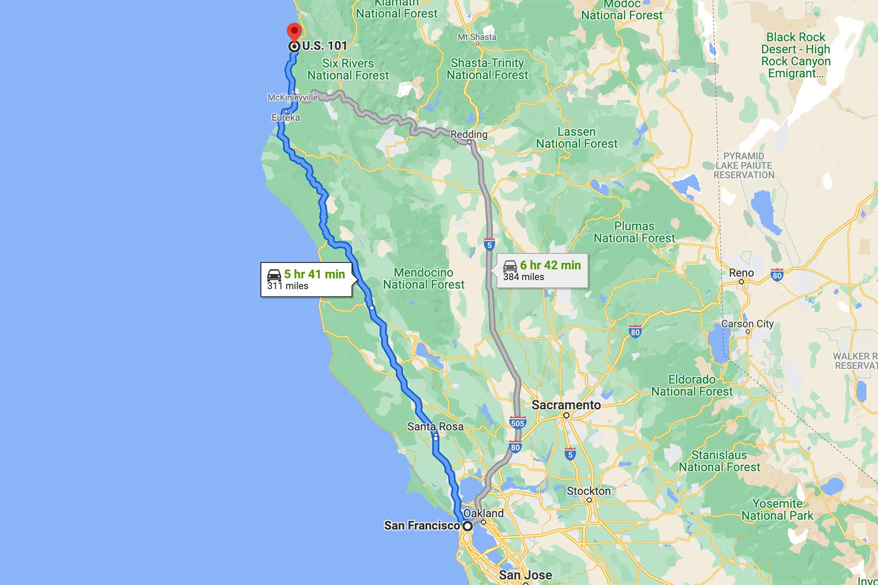 san francisco to redwood national park, redwoods near san francisco