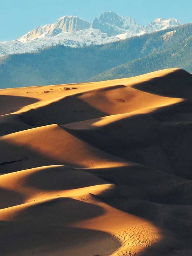 kit carson mountain sunset great sand dunes national park colorado