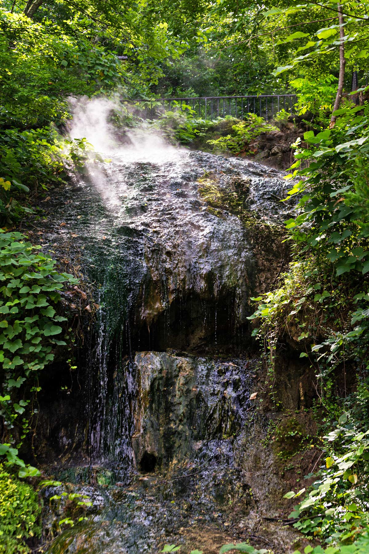 hot water cascade, things to do in hot springs national park