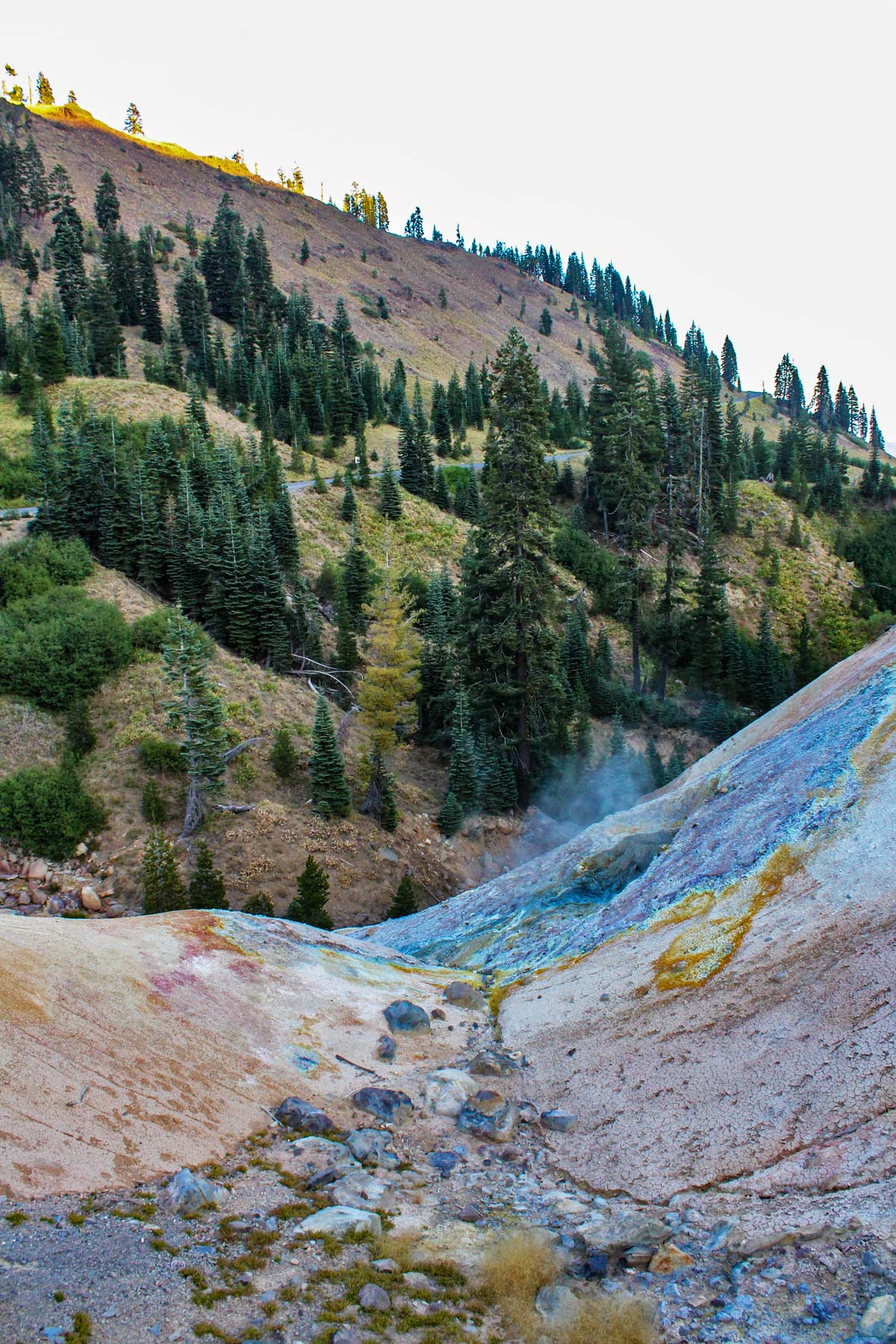 sulphur works, things to do in lassen volcanic national park