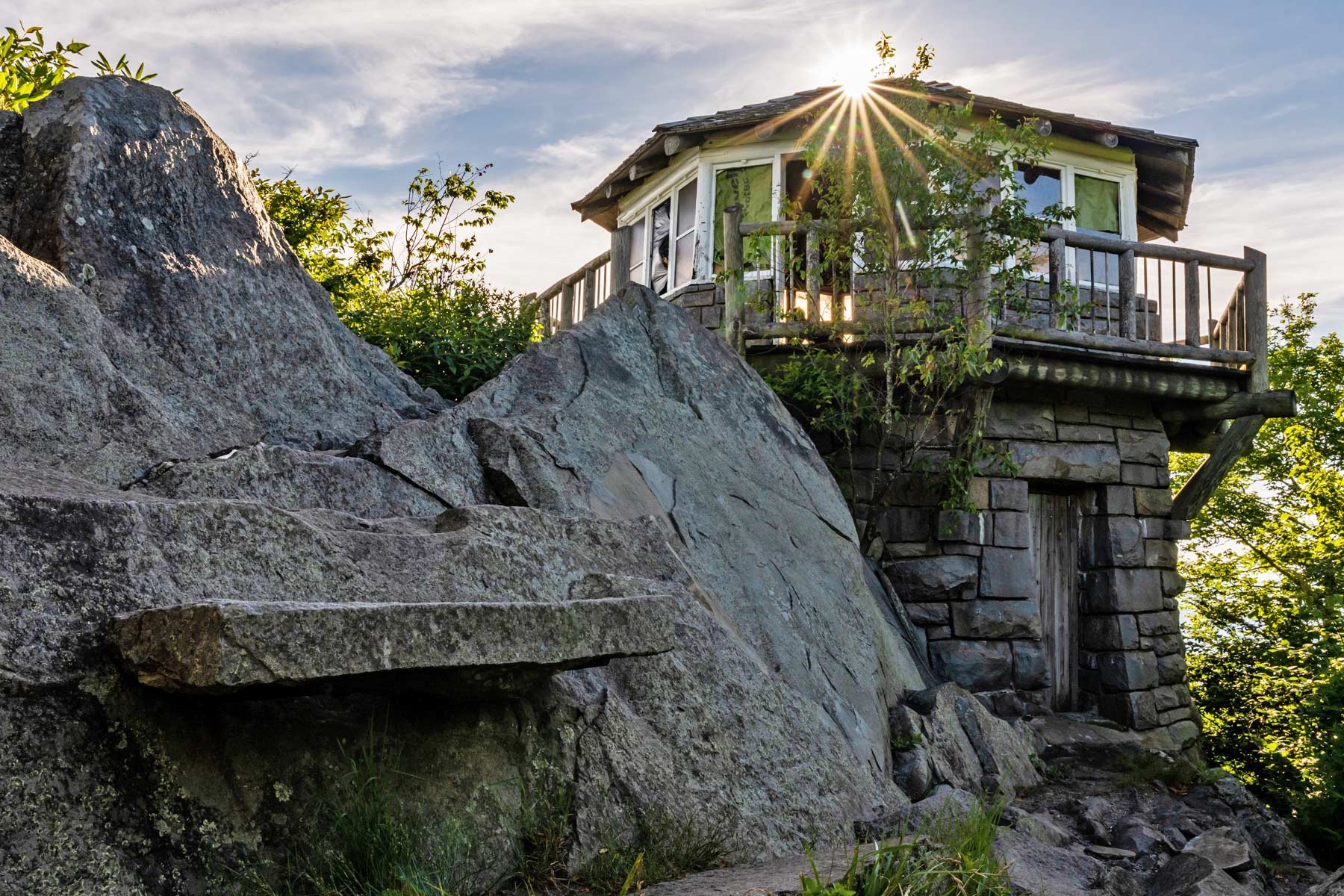 best hikes great smoky mountains national park, cammerer fire tower