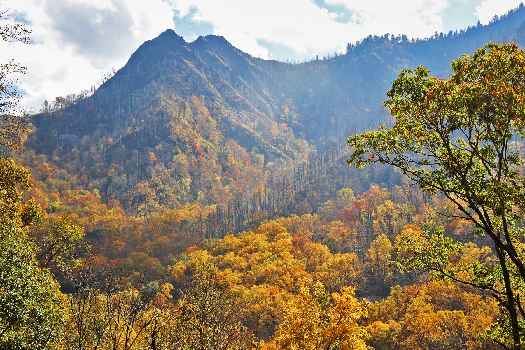 best hikes great smoky mountains national park, chimney tops