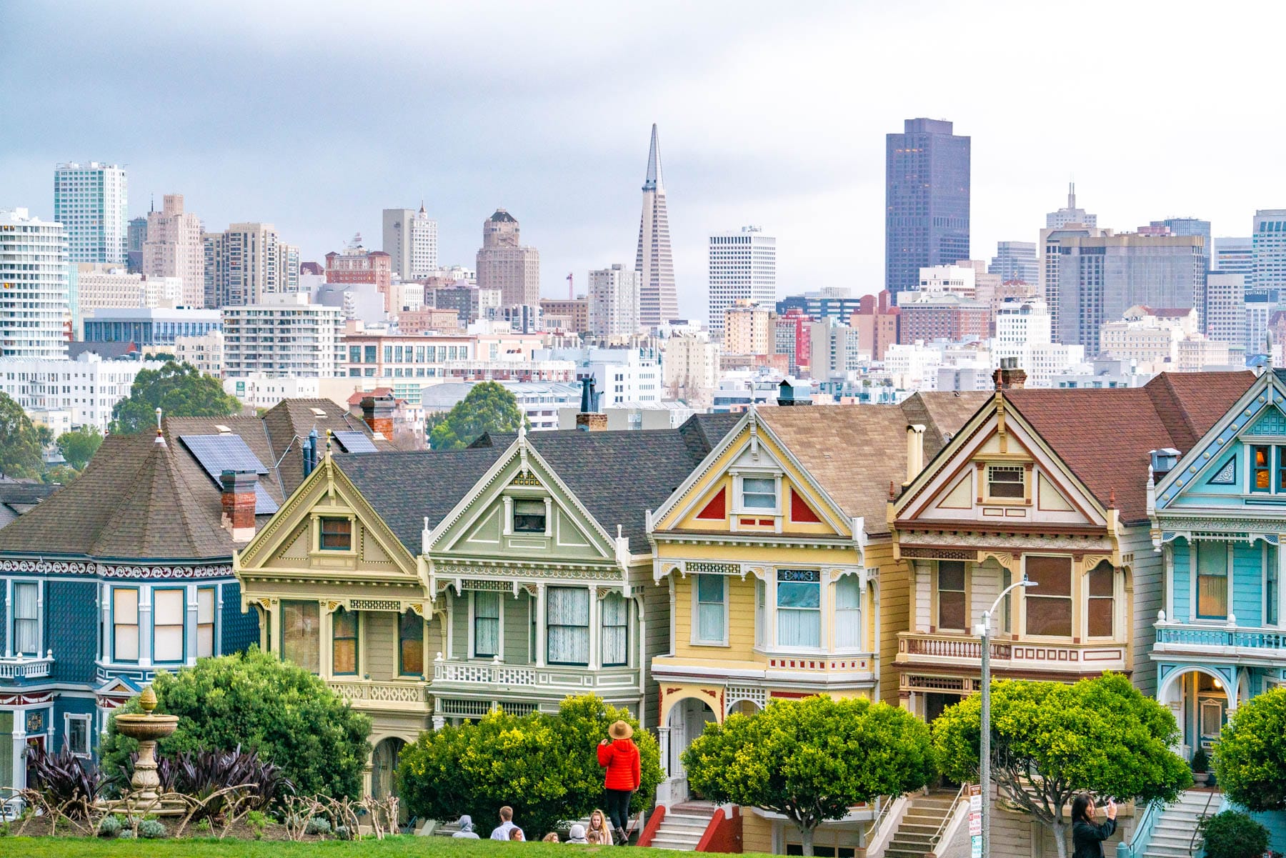painted ladies, san francisco landmarks