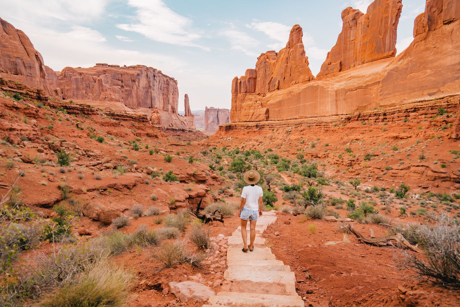 park avenue trail, arches national park