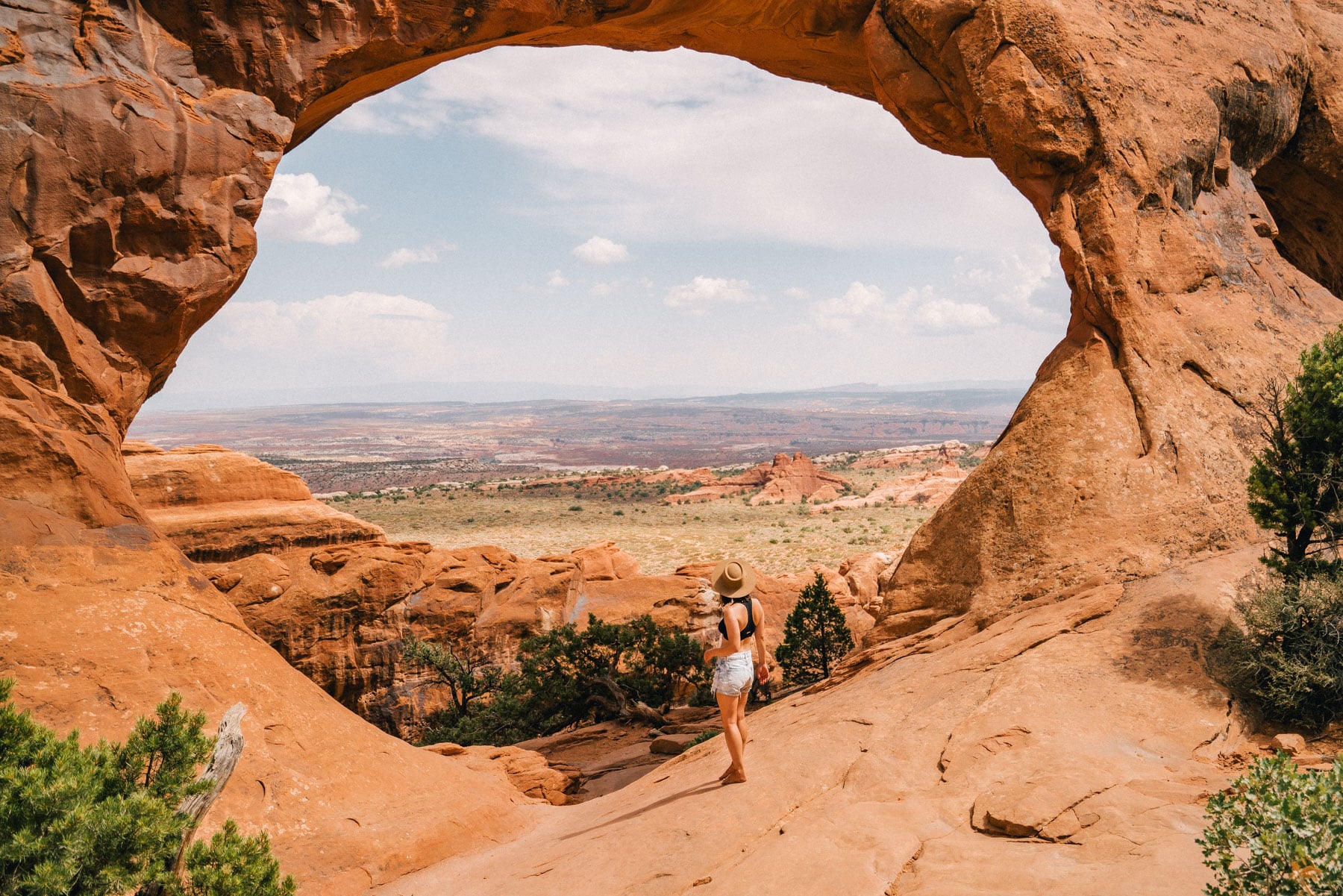 partition arch, devils garden hike, arches national park